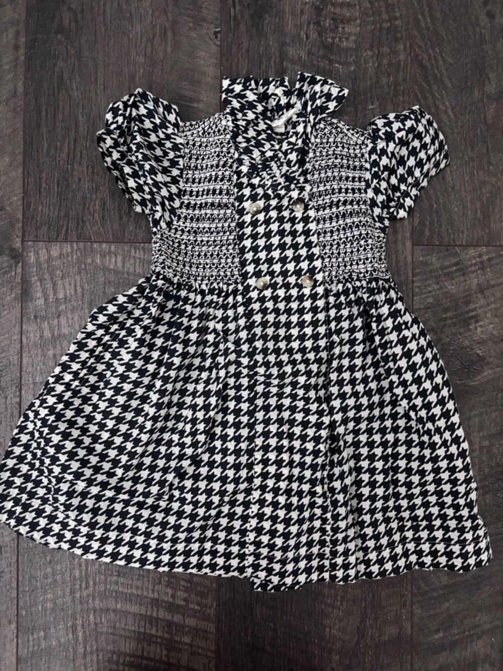 Kate Quinn Houndstooth dress NWOT size 18-24months
